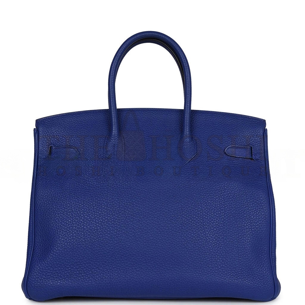 H**me5 BIRKIN 35 BLEU ELECTRIC TOGO GOLD HARDWARE (35*28*6cm) Master Quality